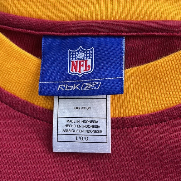 Reebok NFL Washington Redskins T-Shirt Mens L - Picture 8 of 10